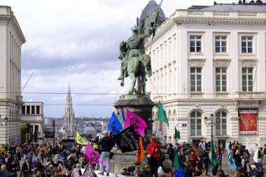 Brüksel 'de Yok Olma İsyanı gösterisi