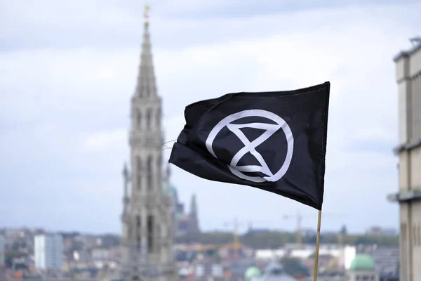 Manifestación de rebelión de extinción en Bruselas —  Fotos de Stock
