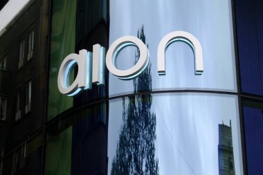 Dış görünüş Belçika dijital bankası Aion 28 Nisan 2020 'de Brüksel, Belçika' da.