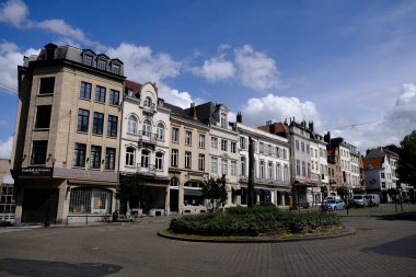 Belçika 'nın Belçika' nın 30 Nisan 2020 'de Brüksel, Belçika' da Coronavirus hastalığının yayılmasını yavaşlatmak için tecrit uygulaması sonrasında Brüksel 'deki boş sokakların manzarası