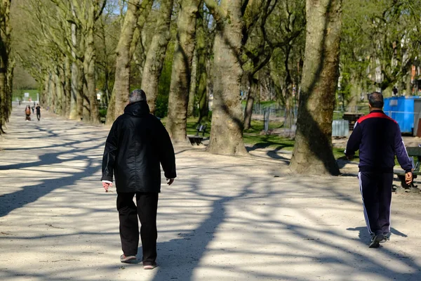 People Outside Walking