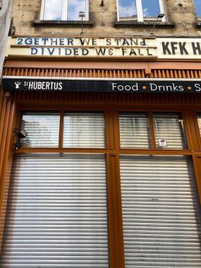 Belçika 'nın orta Brüksel kentinde 8 Nisan 2020 