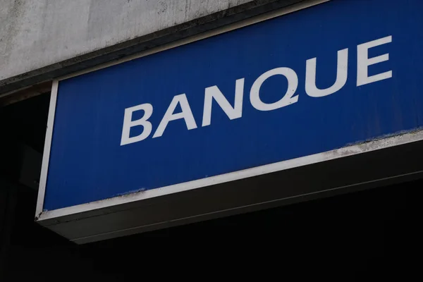 Vue Extérieure Succursale Banque Belgique — Photo