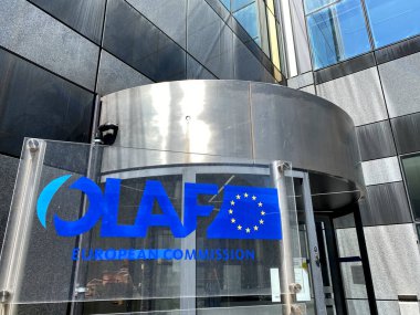 Exterior view of the European Anti-Fraud Office which is a body mandated by the European Union with protecting the Union's financial interests in Brussels, Belgium on May 28, 2020. clipart