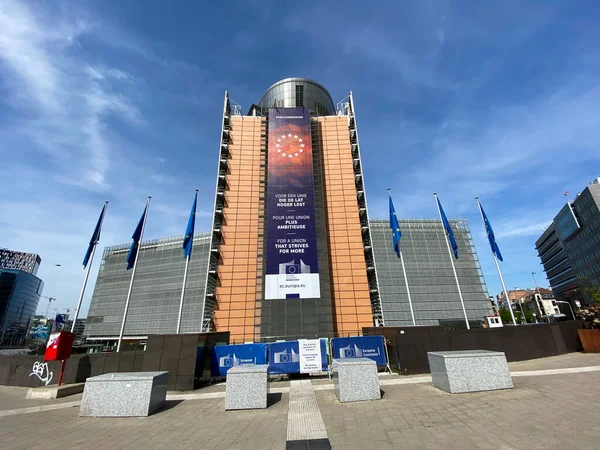 Siedziba Komisji Europejskiej Brukseli Dniu Kwietnia 2020 — Zdjęcie stockowe