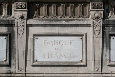 Fransa Merkez Bankası 'nın Haziran' daki dış görüntüsü. 28, 2020.