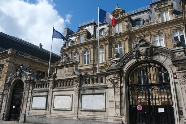 Vista Exterior Del Banco Francia Lille Francia Junio 2020 — Foto de Stock