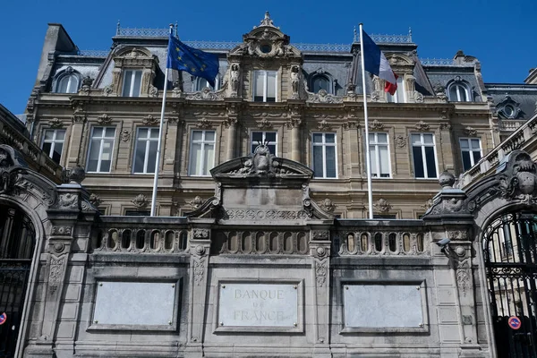 Vista Exterior Del Banco Francia Lille Francia Junio 2020 — Foto de Stock
