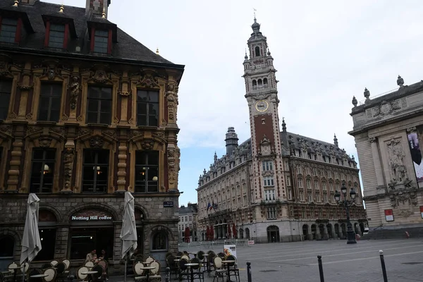 Una Vista Una Zona Turistica Vuota Come Ristoranti Bar Riaprono — Foto Stock