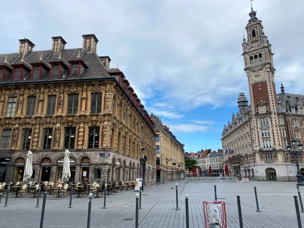 Ein Blick Auf Eine Leere Touristengegend Während Restaurants Und Bars — Stockfoto