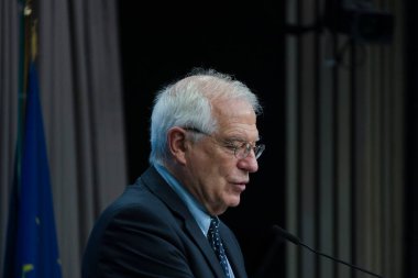 AB dış politika sorumlusu Josep Borrell, 30 Haziran 2020 'de Brüksel' de düzenlenen 