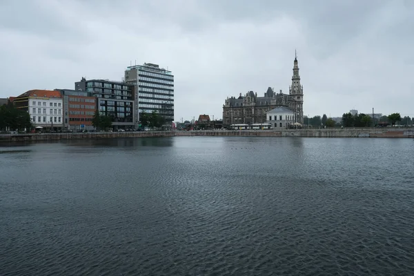 Pohled Exteriéru Budovy Loodswezen Antverpách Belgie Července 2020 — Stock fotografie