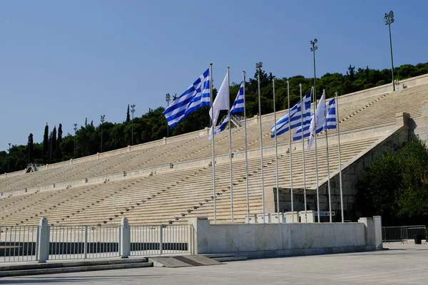 Athènes Grèce Août 2020 Stade Panathénaïque Aussi Connu Sous Nom — Photo