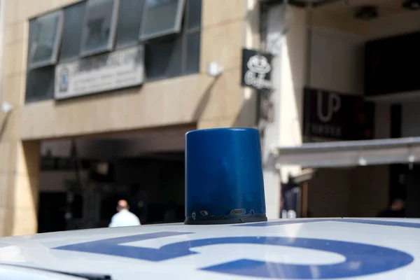 Außenansicht Der Polizeistation Omonia Zentrum Von Athen Griechenland August 2020 — Stockfoto