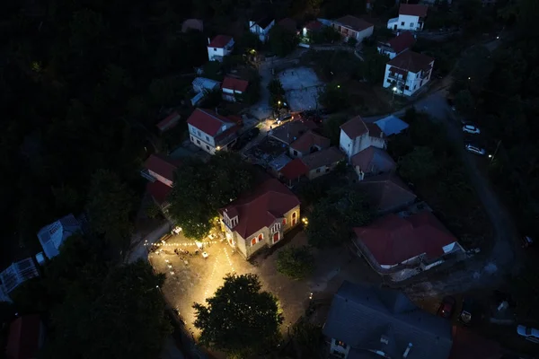 Vista Aérea Aldeia Lefka Paloukova Como Foi Anteriormente Nomeado Uma — Fotografia de Stock