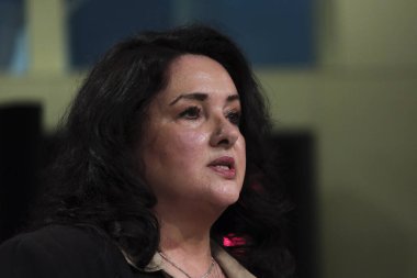 Brüksel, Belçika. 18 Eylül 2020. Başkan Yardımcısı Vera JOUROVA ve Komisyon Üyesi Helena DALLI 'nin AB' nin ırkçılık Karşıtı Eylem Planı konulu basın toplantısı.