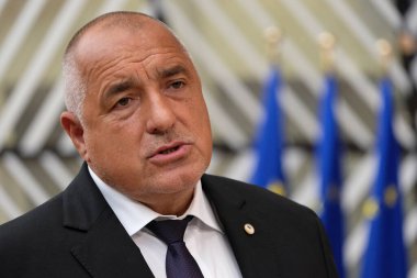 Bulgaristan Başbakanı Boyko Borissov, koronavirüs salgınından (COVID-19) bu yana Brüksel, Belçika 'da düzenlenen ilk AB zirvesine geldi.. 