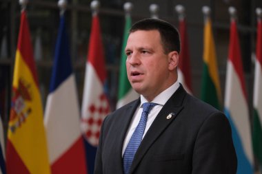 Estonya Başbakanı Juri Ratas, koronavirüs salgınından (COVID-19) bu yana Brüksel, Belçika 'da gerçekleşen ilk yüz yüze AB zirvesine geldi..