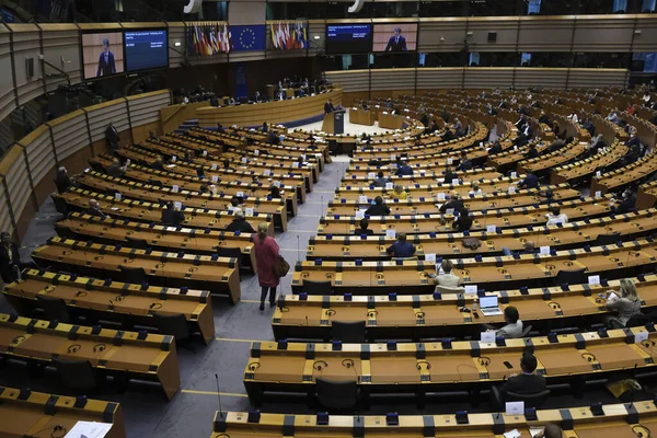 Primer Ministro Alexander Croo Asiste Una Sesión Plenaria Del Parlamento —  Fotos de Stock