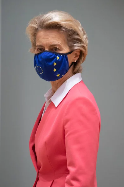 Presidenta Comisión Europea Ursula Von Der Leyen Llega Para Segunda —  Fotos de Stock