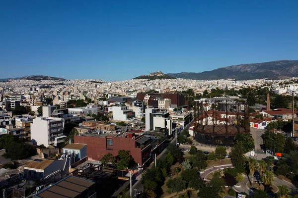 Luftaufnahme Der Berühmten Gegend Von Gazi Und Kerameikos Herzen Von — Stockfoto