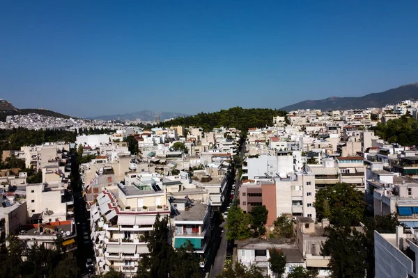 Luftaufnahme Von Wohnungen Athen Griechenland Mai 2020 — Stockfoto