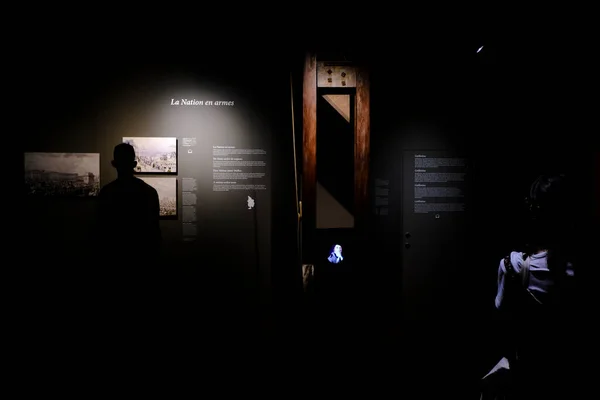 Люди Проводять Екскурсію Музеї Битви Ватерлоо Брін Аллуд Біля Ватерлоо — стокове фото