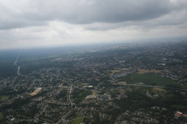 24 Temmuz 2020 'de Brüksel, Belçika' nın hava manzarası