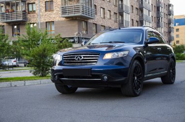 Infiniti Fx35 araba, Krasnoyarsk, Rusya, 04 Ağustos 2019