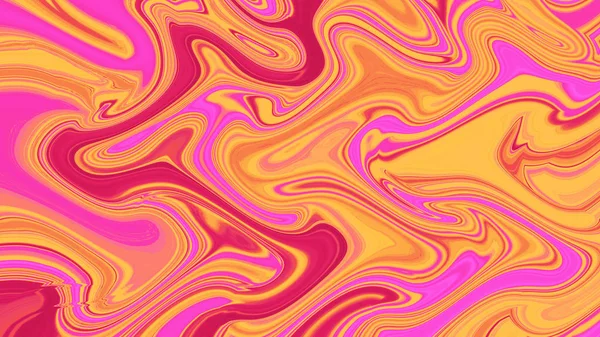 Μαλακό ροζ και ματζέντα υγρό ακρυλικό χρώμα κηλίδες και κύματα αφηρημένο φόντο — Φωτογραφία Αρχείου