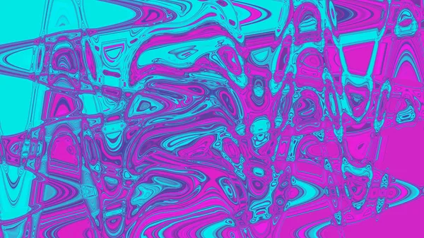 Неоновий фіолетовий та пурпуровий рідкі акрилові плями та хвилі абстрактний фон — стокове фото