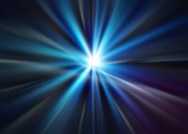 Neon ışığı oluşturan soyut mavi arkaplan