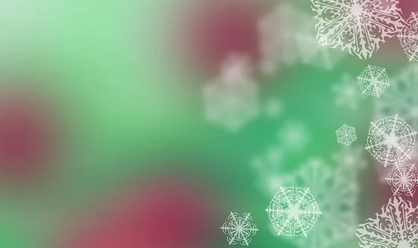 Fondo de Navidad pastel colorido con copos de nieve — Foto de Stock