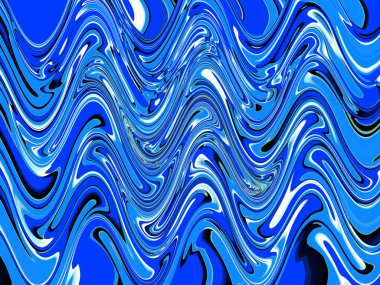 Sıvı difüzyon dalgalarıyla soyut mavi arkaplan dokusu