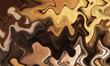 Sıvı yaratıcı difüzyon renkli boya altın, gümüş, bronz. Mermer desenli, altın renginde..