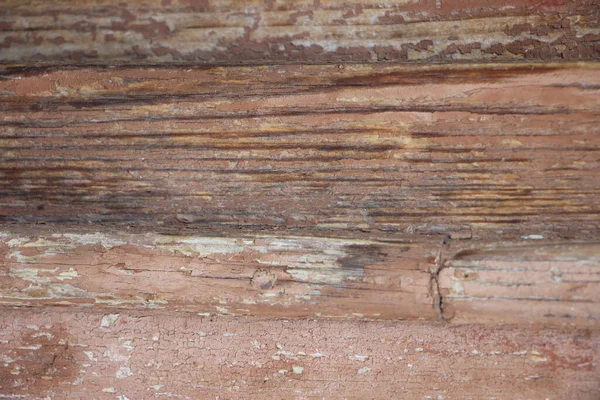 Kahverengi Ahşap Eskimiş Doku Arka Planına Boyanmış — Stok fotoğraf