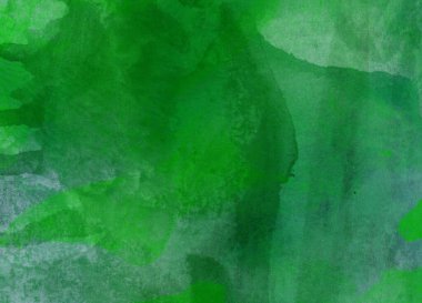 Soyut yeşil suluboya tasarımı, boyalı su dokusunu yakından yıkar. Asgari 