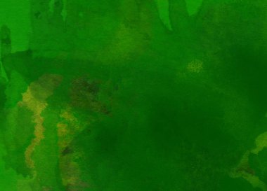 Soyut yeşil suluboya tasarımı, boyalı su dokusunu yakından yıkar. Asgari 