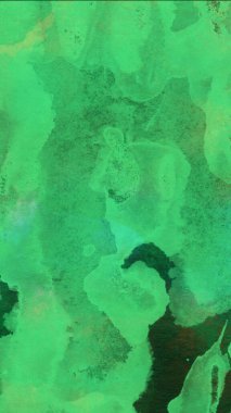 Soyut koyu yeşil suluboya tasarımı, boyalı su dokusunu yakından yıkar. Minimalist ve lüks arka plan.