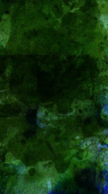 Soyut koyu yeşil suluboya tasarımı, boyalı su dokusunu yakından yıkar. Minimalist ve lüks arka plan.