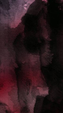 Soyut koyu suluboya tasarımı. Aqua boyalı doku, yakın çekim. Asgari arkaplan.