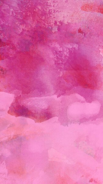 Abstract pink watercolor design wash aqua painted texture close up. Minimalistic and luxure background.