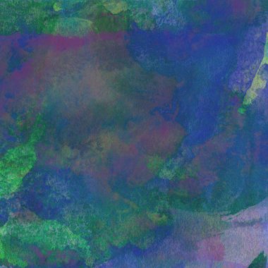 Soyut yeşil ve mavi suluboya tasarımı. Aqua boyalı doku, yakın çekim. Asgari arkaplan.