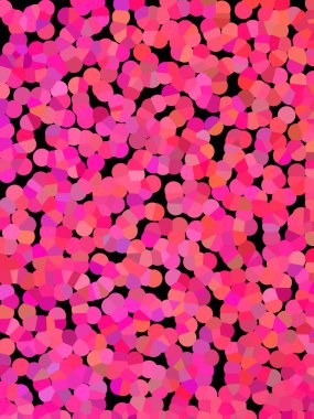 Renkli kalpleri olan soyut bir arka plan. Vektör illüstrasyonu