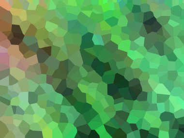 Soyut yeşil mozaik arkaplan