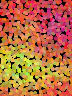 Dairesel ve vektör illüstrasyonlu soyut renkli arkaplan