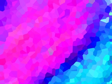 Açık pembe, mavi vektör mozaik dokusu.