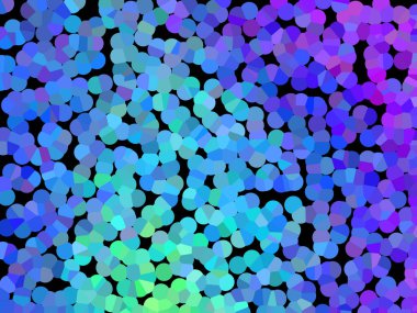 Üçgenleri ve daireleri olan renkli soyut arkaplan