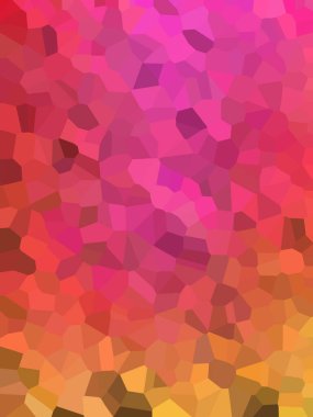 Farklı şekillerin soyut renkli mozaik arkaplanı.