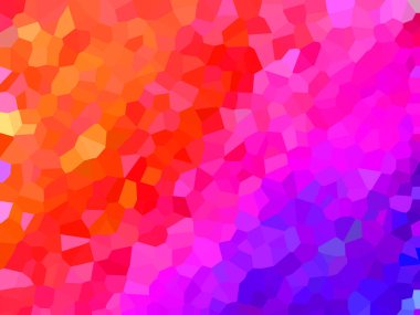 çok renkli geometrik üçgen mozaik desen